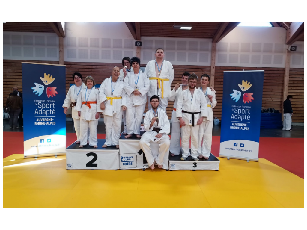 Image de l'actu 'Championnat inter régional para judo adapté d'Andrézieux-Bouthéon'