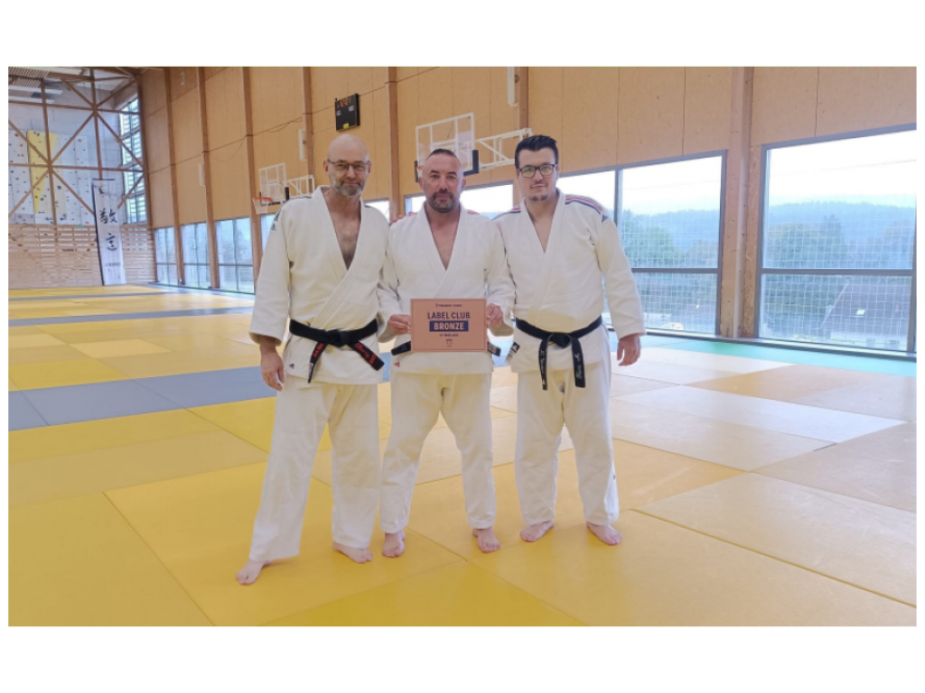 Image de l'actu 'Remise officielle du Label Club bronze de France Judo'