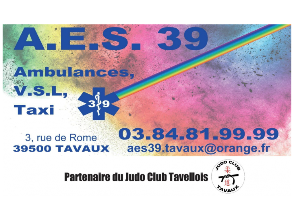 Image de l'actu 'Nouveau Partenaire du Judo Club Tavaux : AES 39'