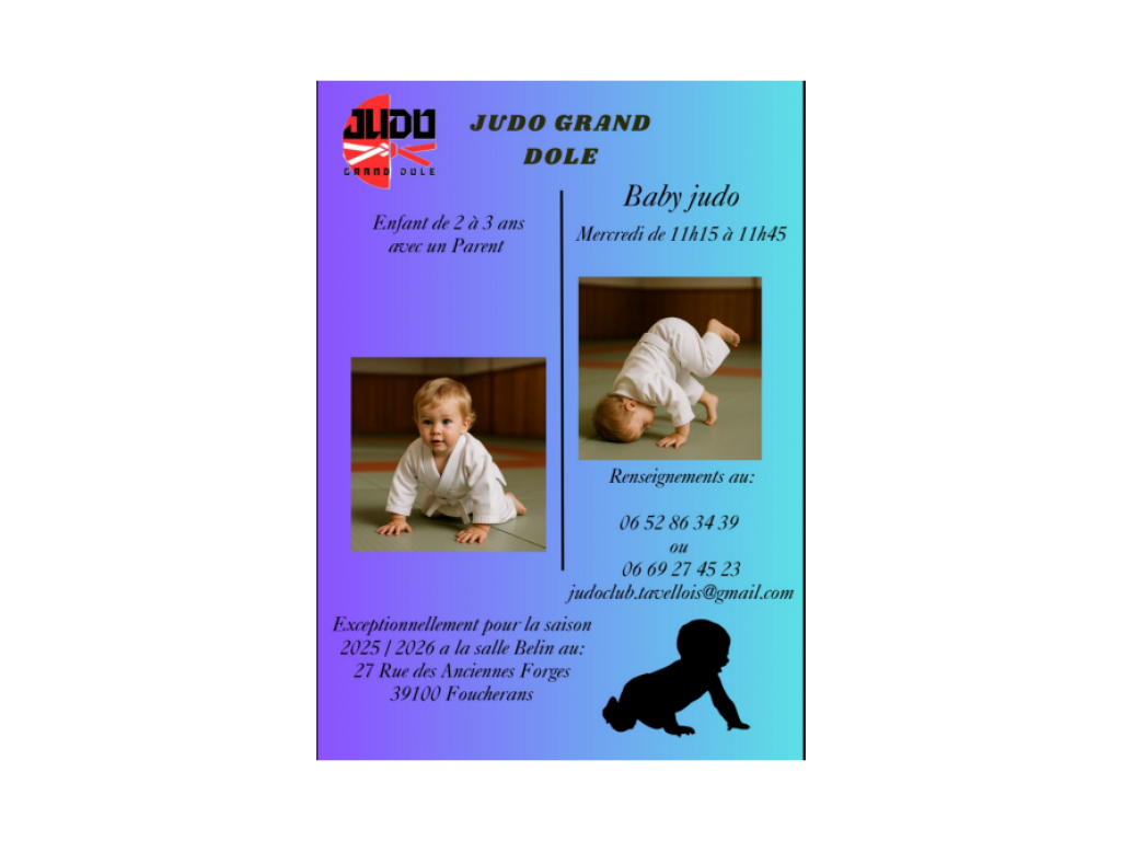 Image de l'actu 'Le Judo, dès 2 ans !'