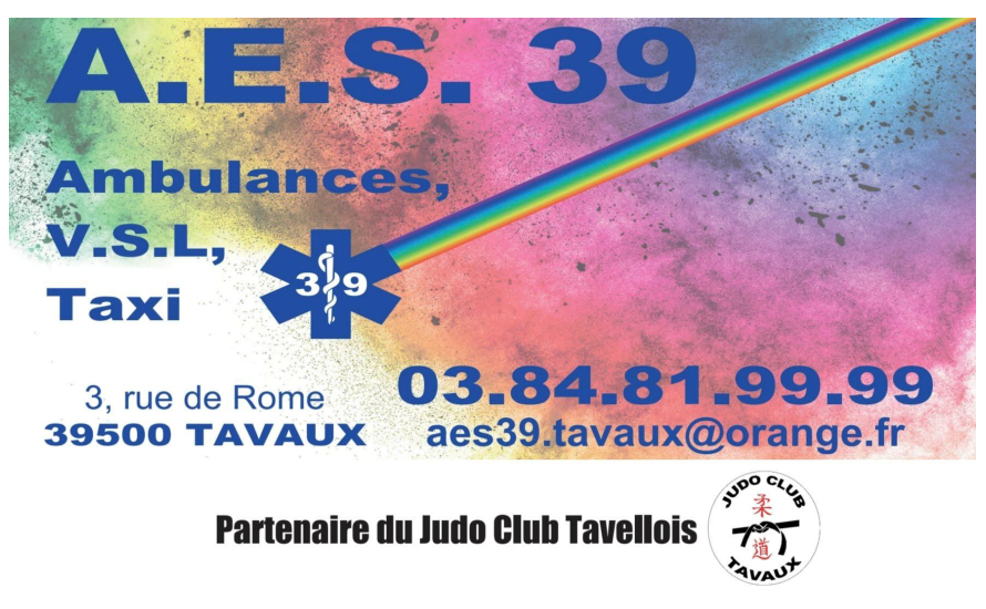 Nouveau Partenaire du Judo Club Tavaux : AES 39